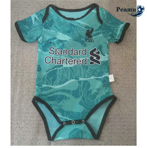 Maglia Calcio Liverpool Bébé Seconda Verde 2020-2021