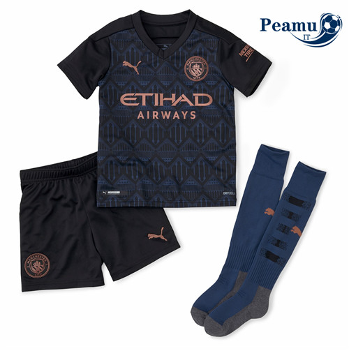 Maglia Calcio Manchester City Bambino Seconda 2020-2021