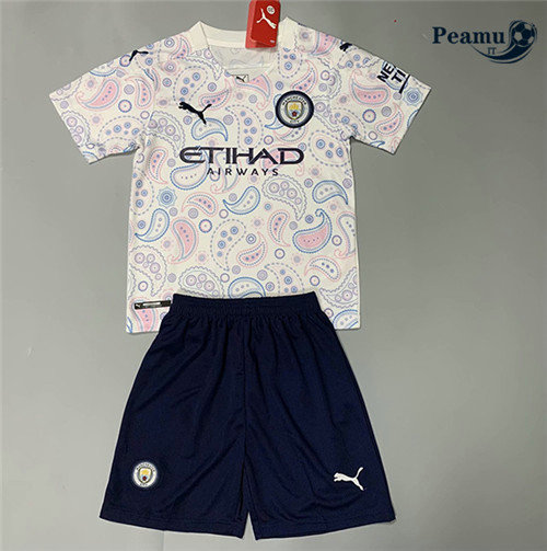 Maglia Calcio Manchester City Bambino Terza 2020-2021