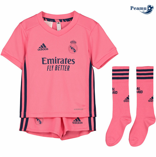 Maglia Calcio Real Madrid Bambino Seconda Arancia 2020-2021