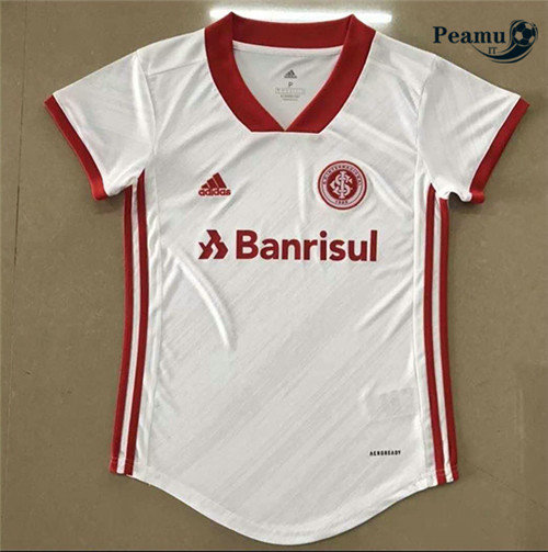 Maglia Calcio SC Internacional Donna Seconda Bianca 2020-2021