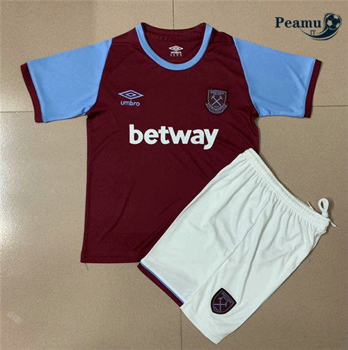 Maglia Calcio West Ham United Bambino Prima 2020-2021