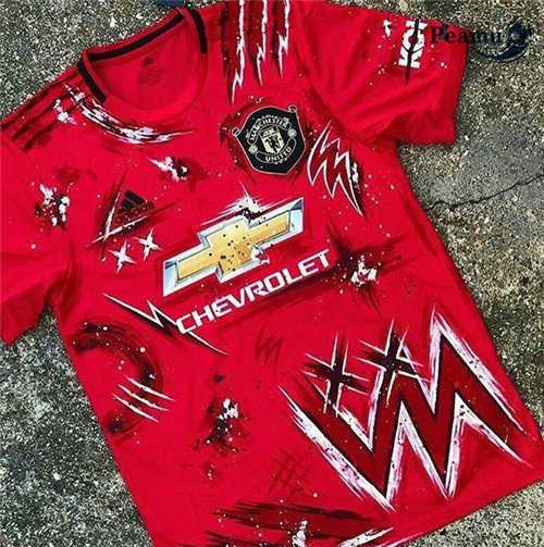 Maglia Calcio Manchester United Special Edition Rosso 2020-2021