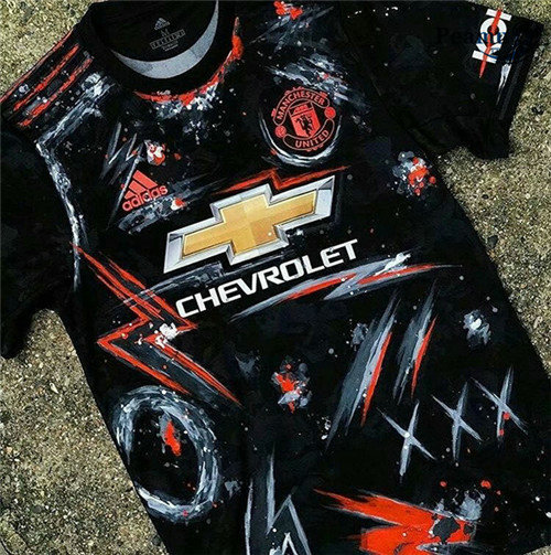 Maglia Calcio Manchester United Special Edition Nero 2020-2021