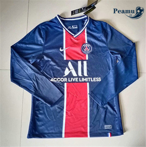Maglia Calcio PSG Prima Manica lunga 2020-2021