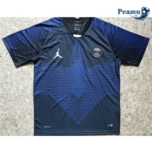 Maglia Calcio Paris Jordan Blu 2020-2021