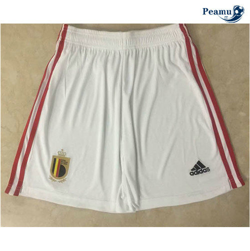 Pantaloncini da calcio Belgio Bianca 2020-2021