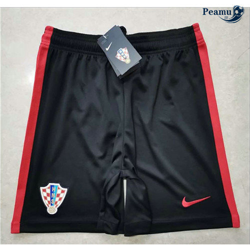Pantaloncini da calcio Croazia Nero 2020-2021