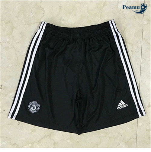 Pantaloncini da calcio Manchester United Nero 2020-2021