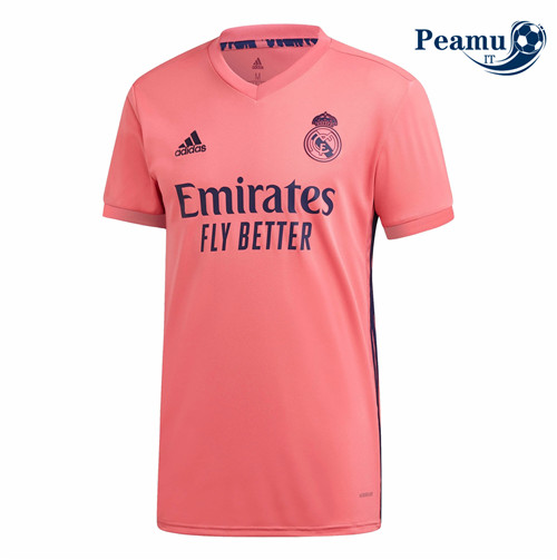 Maglia Calcio Real Madrid Seconda Arancia 2020-2021