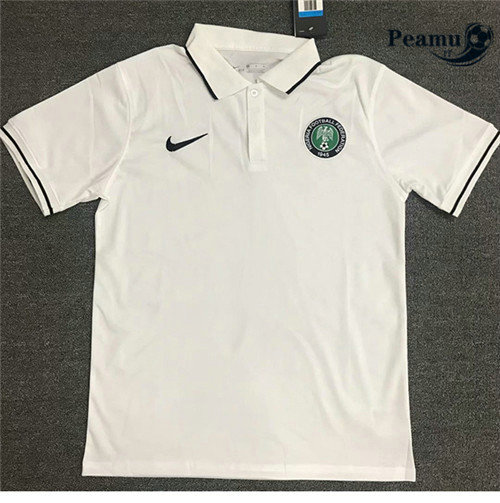 Maglia Calcio Nigeria polo Bianca 2020-2021