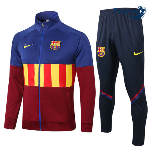 Tuta Calcio - Giacca Barcellona Blu/Rosso/Giallo Col Haut 2020-2021