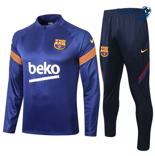 Tuta Calcio Barcellona Blu 2020-2021