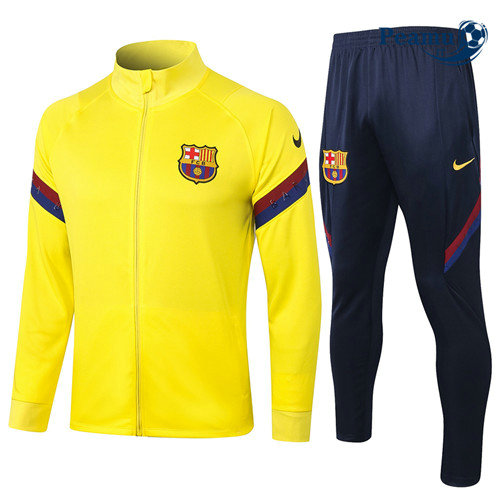 Tuta Calcio - Giacca Barcellona Giallo 2020-2021