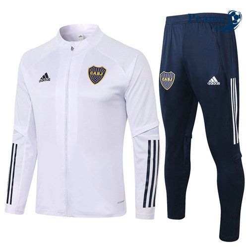 Tuta Calcio - Giacca Boca Juniors Bianca 2020-2021