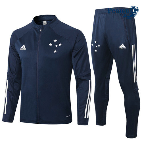 Tuta Calcio - Giacca Cruzeiro Blu Navy 2020-2021