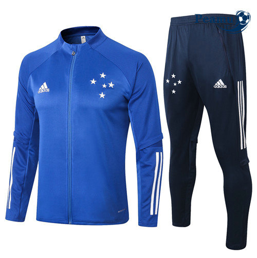 Tuta Calcio - Giacca Cruzeiro Blu 2020-2021