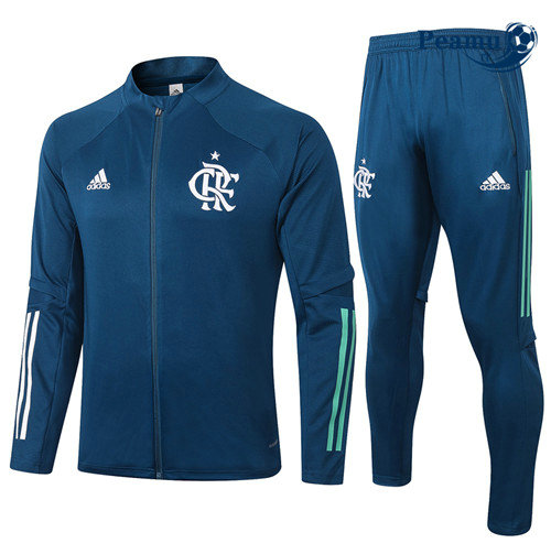 Tuta Calcio - Giacca Flamengo Blu Navy 2020-2021