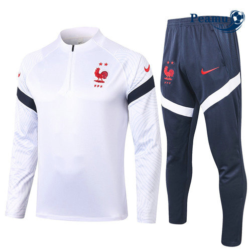 Tuta Calcio Francia Bianca 2020-2021