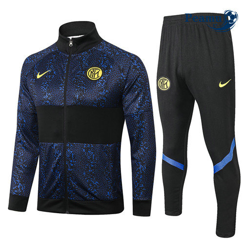 Tuta Calcio - Giacca Inter Milan Blu Navy/Nero 2020-2021