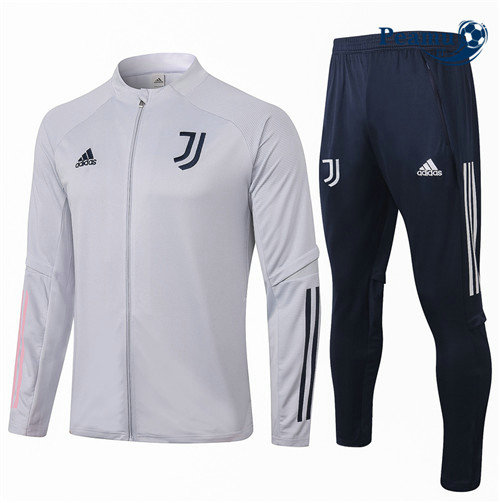 Tuta Calcio - Giacca Juventus Grigio chiaro 2020-2021
