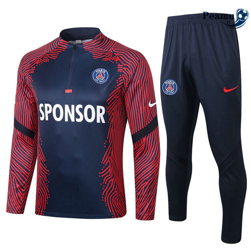 Tuta Calcio PSG Rosso/Blu Navy 2020-2021