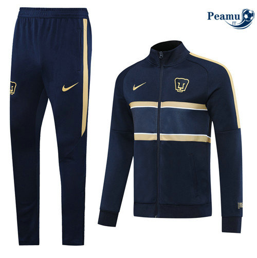 Tuta Calcio - Giacca Pumas Blu 2020-2021