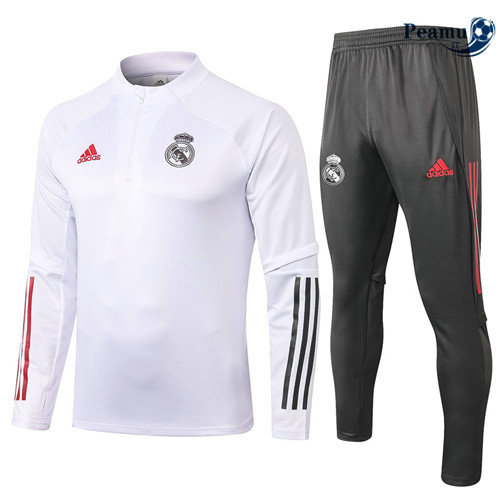 Tuta Calcio Real Madrid Bianca 2020-2021