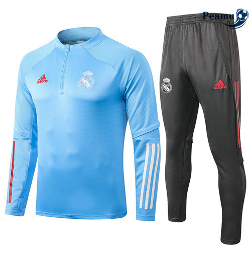 Tuta Calcio Real Madrid Blu Chiaro 2020-2021