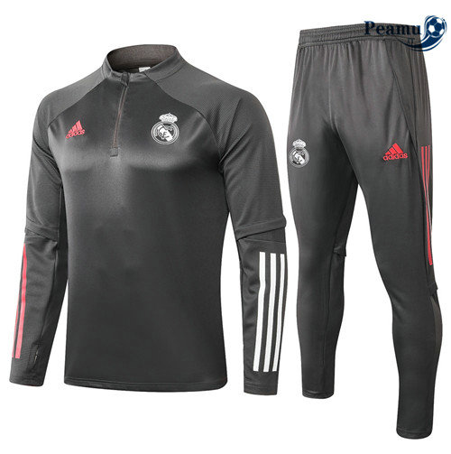 Tuta Calcio Real Madrid Grigio scuro 2020-2021