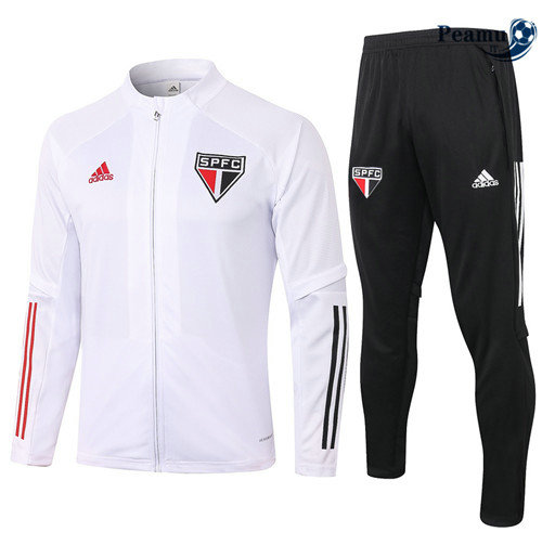 Tuta Calcio - Giacca São Paulo Bianca 2020-2021