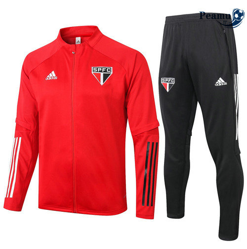 Tuta Calcio - Giacca São Paulo Rosso 2020-2021