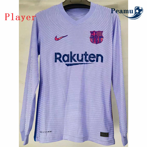 Maglia Calcio Player Barcellona Seconda Manica lunga 2021-2022