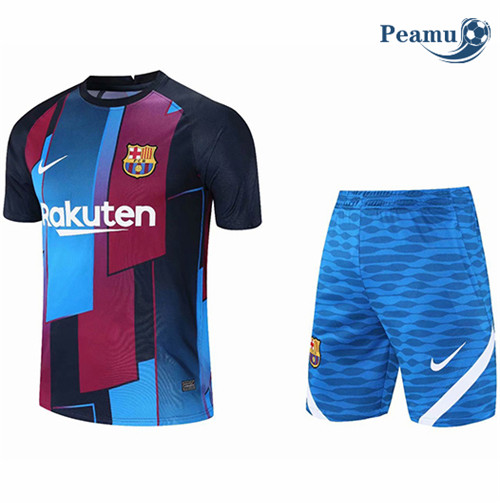 Maglia Calcio Barcellona Mixed Formazione + Pantaloncini 2021-2022