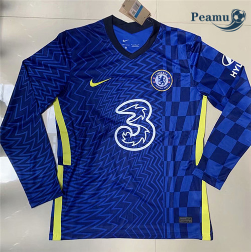 Maglia Calcio Chelsea Prima Manica lunga 2021-2022