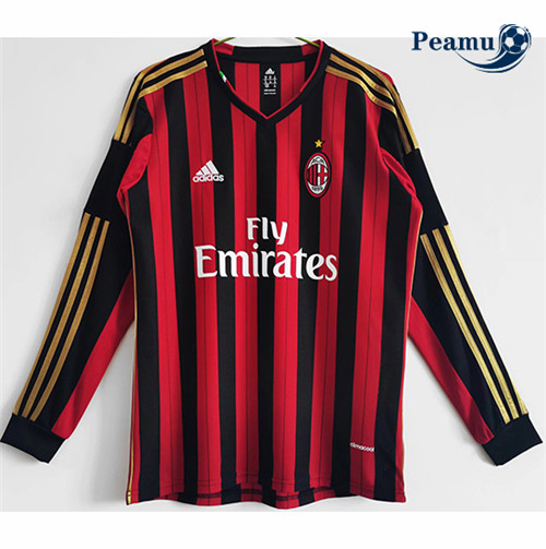 Classico Maglie AC Milan Prima Manica lunga 2013-14