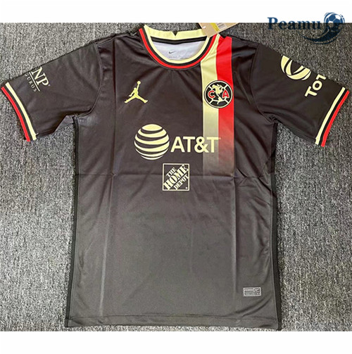 Maglia Calcio CF América Formazione Nero/Giallo 2021-2022