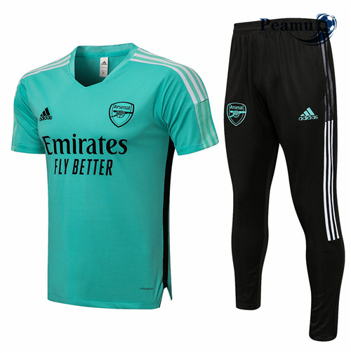 Kit Maglia Formazione Arsenal + Pantaloni verde 2021-2022