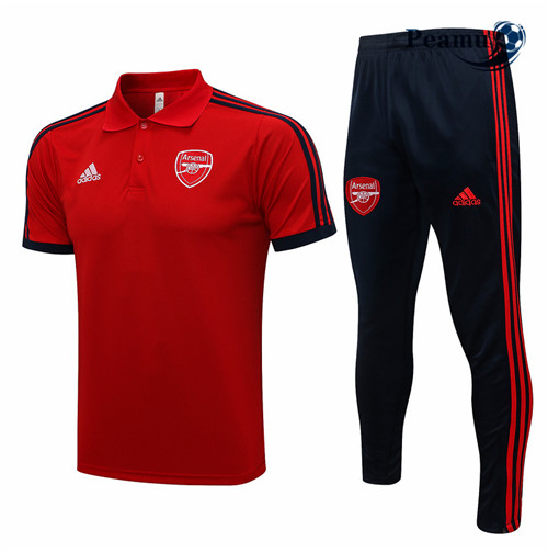 Kit Maglia Formazione Arsenal + Pantaloni Rosso 2021-2022