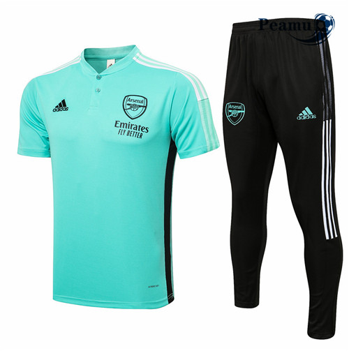 Kit Maglia Formazione Arsenal + Pantaloni verde 2021-2022