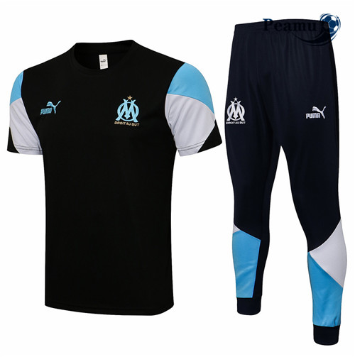 Kit Maglia Formazione Marsiglia + Pantaloni Nero 2021-2022