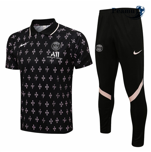 Kit Maglia Formazione PSG + Pantaloni Nero 2021-2022