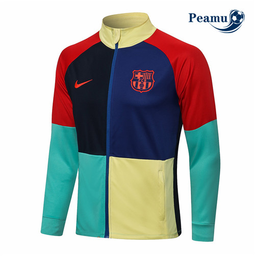 Giacca Calcio Barcellona Giallo/Rosso/Blu/verde 2021-2022