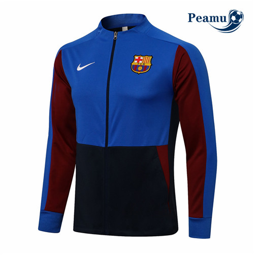 Giacca Calcio Barcellona Blu 2021-2022