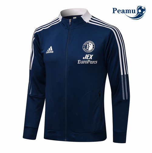 Giacca Calcio Feyenoord Blu navy 2021-2022