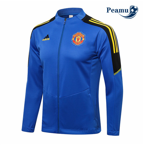 Giacca Calcio Manchester United Blu 2021-2022