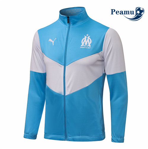 Giacca Calcio Marsiglia Azzurro/Bianco 2021-2022