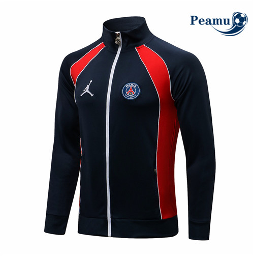 Giacca Calcio PSG Jordan Blu navy/Bianco 2021-2022
