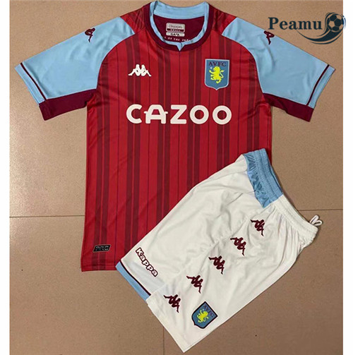Maglia Calcio Aston Villa Bambino Prima 2021-2022