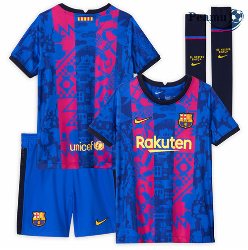 Maglia Calcio Barcellona Bambino Terza 2021-2022